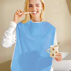 Bibs for Adults Seniors Reusable Bibs Washable Bibs Seniors Bib Easy to Use Clothing Protection Eating Apron for Elderly