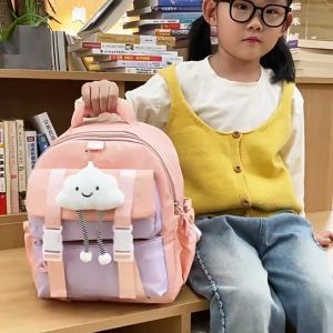 Large Capacity Kindergarten Schoolbag Kids Schoolbag and Load Reducing Backpacks for Boys and Girls