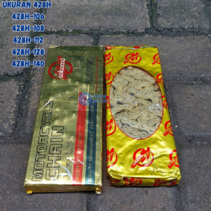 RANTAI 428H GOLD WILWOOD / RANTE UKURAN 428H- 160108112128140 MEREK WILWOOD