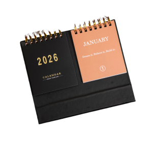 FDGFGG Minimalist Design 2026 Calendar Double Sides Spiral Binding Planner Calendar 2026 Edition Standing Format To Do List Display