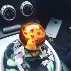1x Universal MT Manual Gear Shifter Shift Knob 7-Star Ball Z Car Gear Shifter Lever Handle with Adapters