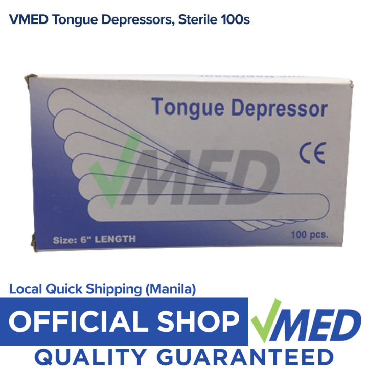 VMED Tongue Depressors, Sterile 100s Lazada PH