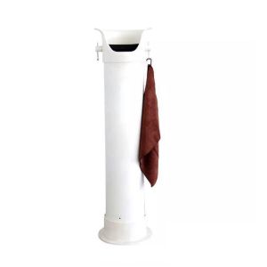 Knock Box Berdiri dengan handuk Espresso Kopi Knock Box Bin Penggunaan Komercial Cafe Barista Tinggi 85cm Lantai