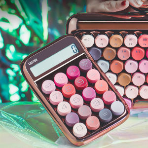 Lofree Calculator Dot Digit Calculator Portable Mini Rose gold  Digital Calculator school office equipment calculators