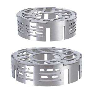 แหวนกระจกบังลมสเตนเลสสตีล201สำหรับเตาเดี่ยวช่วยเพิ่มประสิทธิภาพในการทำอาหารกลางแจ้ง