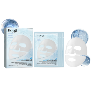 Hoygi Deep Collagen Mask 4pcs (box) – Hyalu-B5 Hydrating Mask with Low Molecular Collagen Hyaluronic Acid & Vitamin B5 Provides Deep Moisturizing & Nourishing Smooths Dry Rough Skin for All Skin Types
