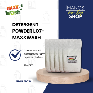 MAXXWASH DETERGENT POWDER LO7 / KILO