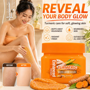 Turmeric Body Glow Scrub Exfoliating Whitening Gel Facial Body Scrub Blackhead Removal Smooth And Radiant Skin Body Care