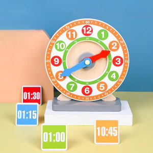 New Interesting Clock Learning toy educational toy Wooden Children Toys For Kids Birthday gift Christmas Gift for kids