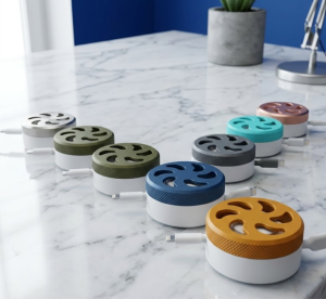 Hộp Quấn Dây Sạc Điện Thoại 70mm Nắp Xoắn Cánh Quạt Hộp Cuộn Dây Cáp Gọn Gàng