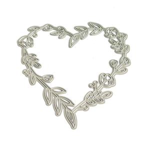 Heart Wreath Die Cut For Scrapbooking Making Photo Album Decorative Embossing Paper Die Carbon Steel Cutting Die