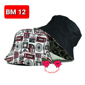 bucket anak jerapah good lucky bordir / bucket anak bordir jerapah bertali usia 1 - 8 tahuan