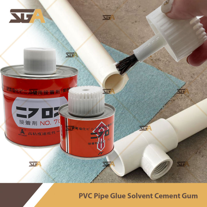 Japan No Pvc Pipe Glue Solvent Cement Gum With Brush High Viscosity