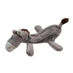 FUTUI Cartoon For Kids Animal Pen Pouch Elephant Creative Stationery Bag Plush Pencil Bags Cosmetic Bag Pencil Case