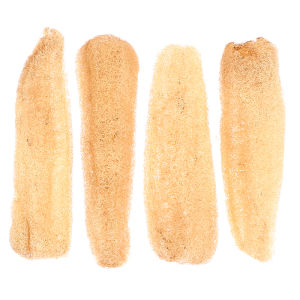 Fantic ใยบวบใยบวบธรรมชาติ1ชิ้นแปรงขัดหม้อฟองน้ำ20-25ซม.