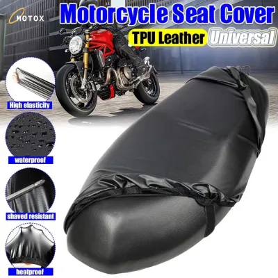 Leather 3D4 Motorcycle Seat Cover Anti Scratch Easy Clean Motor Seat Cushion Protector for Mio Honda Click BeAT XRM