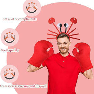 Halloween Crab Performance Outfit Kids Dress Up Festive Costume