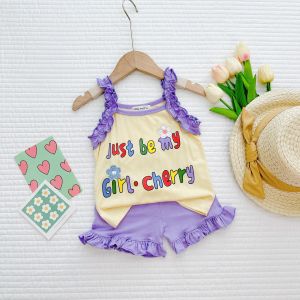 Đồ Bộ Áo 2 Dây Cho Bé Gái 0-8 Tuổi Tương Đương 8-27kg Hiệu Minky Mom Vải Thun Lạnh Mềm Mát Phối Màu Đẹp Mắt - BL-IN58