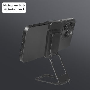 Foldable back clip mobile phone holder 360-degree rotating double ring metal finger support non-sticking lazy adjustable telescopic portable desktop holder⚡PH deliveryIn stock⚡