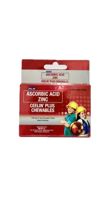 Ascorbic acid + Zinc 10s (CEELIN PLUS Chewable)