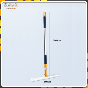 ไม้กวาด /แปรงถูพื้น /ที่รีดน้ำ120CM ปรับความยาวด้ามจับได้ เช็ดกระจก กวาดเส้นผมขนสัตว์เลี้ยง ไร้ฝุ่น ไร้รอยน้ำ