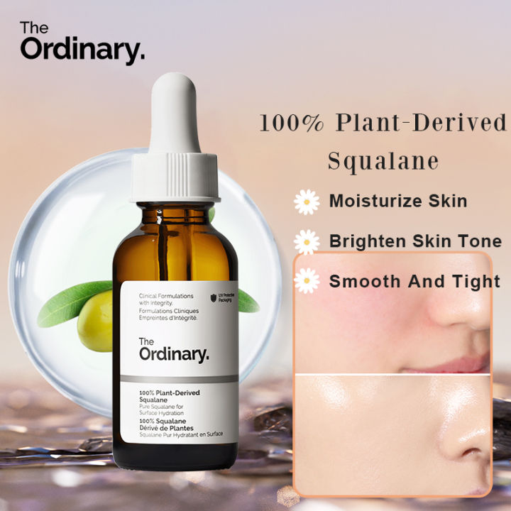 The Ordinary 100% Plant-Derived Squalane Moisturizing repairing  moisturizing soothing and anti allergic Improve skin roughness and dullness  making the skin delicate - Lazada | Lazada PH