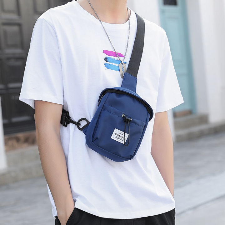 Boys Cell Phone Bags Small Size Chest Bag Cross Body Bag Sling Bag