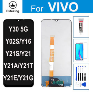 Original LCD For VIVO Y21/Y21S/Y21A/Y21E/Y21G/Y21T/Y02S/Y16/Y30 5G Display Touch Screen Digitizer Assembly Replacememt