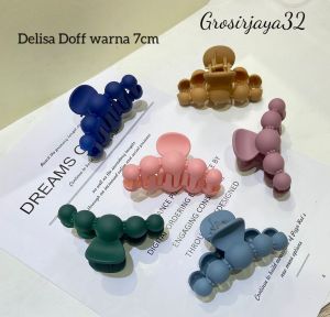 Jepit Rambut Delisa Salon Mutiara 10.5cm Impor Jedai Mutiara Korea Jumbo Korean Pearl Hair Claw Clips