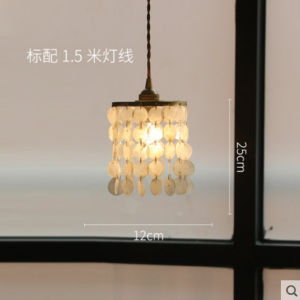 SXH French-style brass retro crystal chandelier Entrance hallway balcony bedside chandelier foyer bar counter glass chandelier