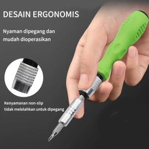 Obeng Set Murah 32 in 1 Magnet Obeng Handphone Laptop Obeng 32 in 1 Obeng Serbaguna