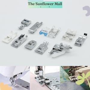 Sunflower ชุดอุปกรณ์เสริมเท้าจักรเย็บผ้าในประเทศแบบเหยียบอเนกประสงค์11ชิ้น