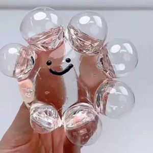 Bong Bóng bơm đồ chơi xả Stress đồ chơi cấu véo Đàn hồi Chậm Pinch âm nhạc pha lê bóng bong bóng