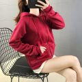🇱🇷READY STOCK 🇱🇷 Velvet Sweater Zipper Hoodie Autumn - WEN WEN.. 
