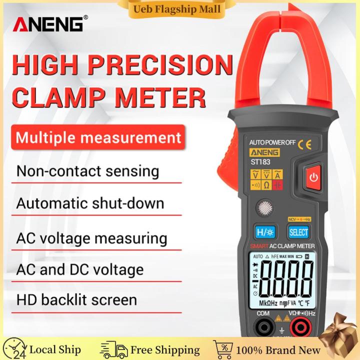 [Ueb Flagship Mall]ST183 True RMS Digital Clamp Multimeter AC/DC ...