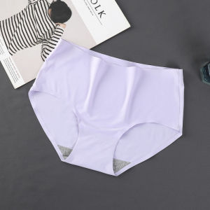 [Hàng Sẵn Có] Lụa Băng Đồ Lót Không Đường May Eo Vừa Quần Lót Lụa Quần Áo Nữ Seluar Dalam Wanita 内 女M-XXL