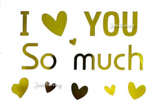 (10INCH) BOBO STICKER Bronzing Letter Happy Birthday Sticker Bobo Bobo Sticker Balloon Sticker (10inch Balloon)