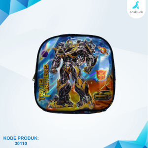 Tas Anak Laki Import Batok 6D Lampu Tepuk Musik Backpack Kid 30110