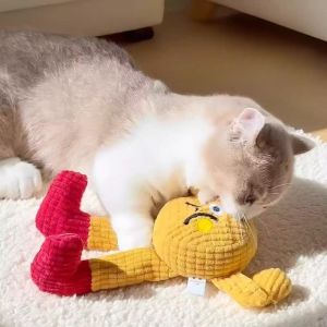 AP AIMAYAPET Squeaky Plush Dog Chew Toy Biting Teeth Grinding Companion Puppy Sleeping Cute Soft Mainan Anjing