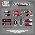 Decal Yamaha Wr155 Superglossy Premium Hitam - Bebas Custom Design - Decal Wr 155 Full Body. 