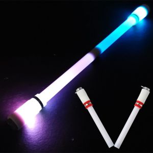 LIFE SHOPS Fashion Funny Finger Game School Supplies Kids Gift LED Flash Gel Pen Stationery  Light Balance Pen Rotating Light Pen Luminous Spinning Pen Foldable Spinning Pen