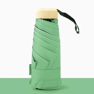 ☂️ร่มพับจิ๋วกันแดด น้ำหนักเบา UPF50+ 😍👍สไตล์ญี่ปุ่นแบบแบน มินิมอล ป้องกันแสงแดดและรังสียูวี ขนาดเล็กพกพาสะดวกไซด์มือถือ