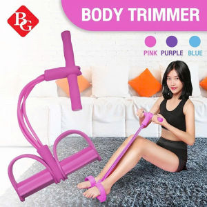 6011 Bàn Đạp Đàn Hồi Tăng Áp Có Thể Tái Sử Dụng BODY TRIMMER Thể Dục Căng Dây Di Động Dây Kháng Chiến 6 Ống Bàn Đạp Mắt Cá Chân Kéo