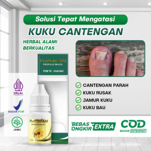 Obat Cantengan - Obat Cantengan Pada Jempol Kaki - Obat Jamur Kuku - Obat Kuku Rusak Dan Bau - Obat Kuku Bengkak - Propolis SM Herbal Alami