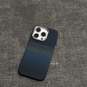 Magnetic Case for iPhone 15 16 17 Pro Max Abstract Gold Blue Shell Hard PC Phone Cover Alloy Camera Lens Armor Shield Funda Capa
