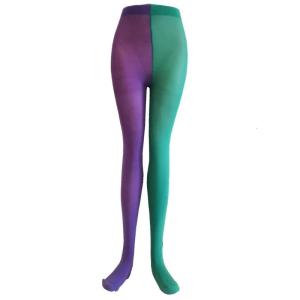 ถุงน่องสตรีคริสต์มาสหลากสีเข้ารูปพอดีเท้าเอวสูงถุงเท้าสูงถุงเท้าสีพื้นใส่สบายเหมาะกับทุกชุด