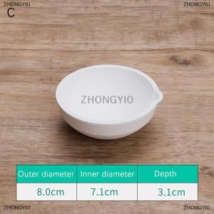 [COD] ZHONGYI0 Nhiệt độ cao thạch anh silica nóng chảy crucible món ăn Bát Nồi đúc vàng bạc kim loại đồ trang sức đúc container