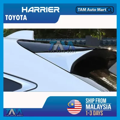Toyota Harrier XU80 4th Gen (2020-2024) Rear Spoiler Triangle Chrome Car Accessories Tam Auto Mart