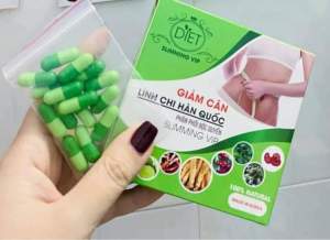 Giảm Cân Linh Chi Hàn quốc -Siêu mạnh hộp full 30 viên giảm 4-8kg