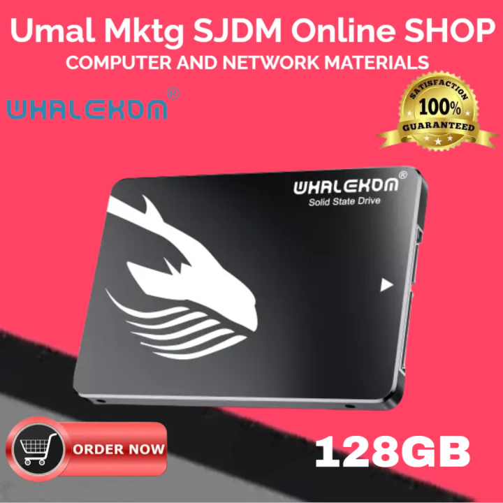 WHALEKOM (128GB/256GB) 2.5″ SOLID STATE DRIVE (SSD) | Lazada PH